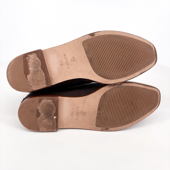 ROTHY'S | The Merino Wool Chelsea Ankle Boot in Cocoa Brown | Sz 7.5 - Picture 7 of 15